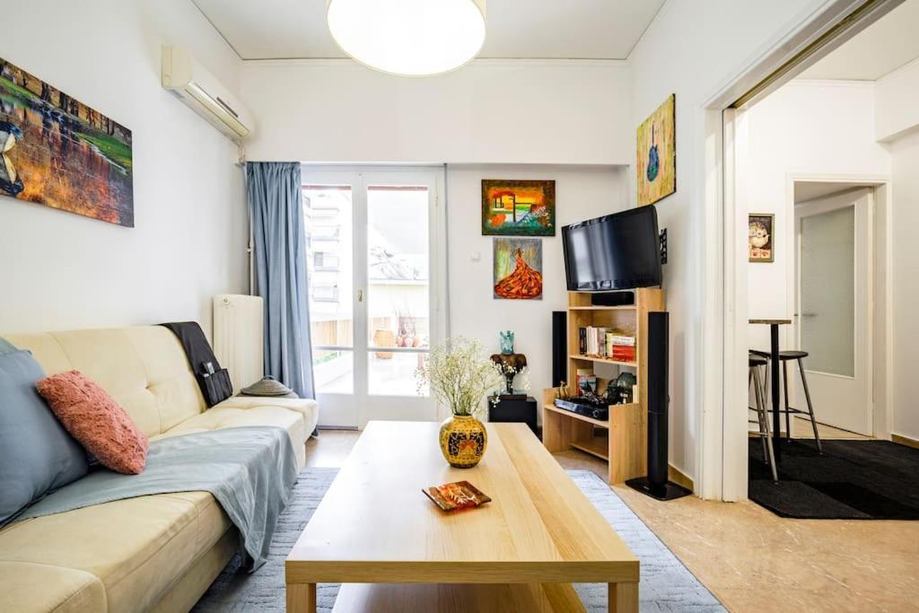 Athens Paradise Cozy 53 Sqm Apartament Near To Metro Dış mekan fotoğraf